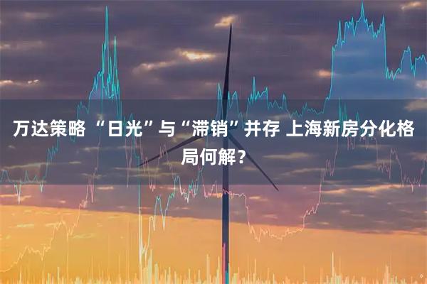 万达策略 “日光”与“滞销”并存 上海新房分化格局何解？