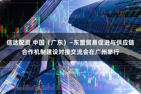 信达配资 中国（广东）—东盟贸易促进与供应链合作机制建设对接交流会在广州举行
