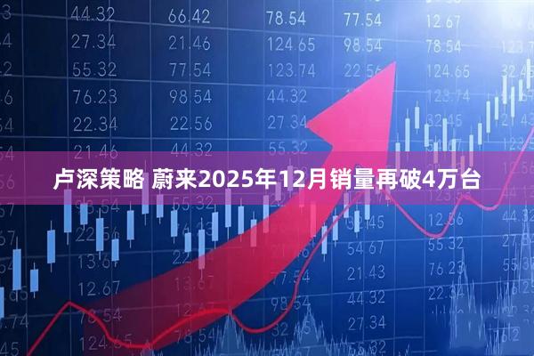 卢深策略 蔚来2025年12月销量再破4万台